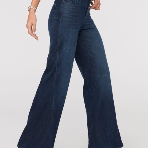 WFIO4591 No Sweat Denim High Rise Wide Leg Nostalgia Tone 4489