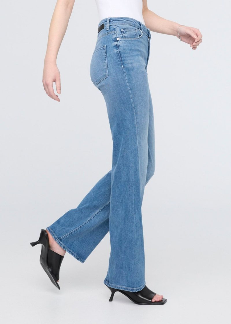 WFIO4591 No Sweat Denim High Rise Wide Leg PACIFIC 3201