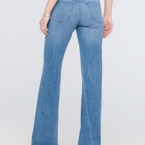 WFIO4591 No Sweat Denim High Rise Wide Leg PACIFIC 3213