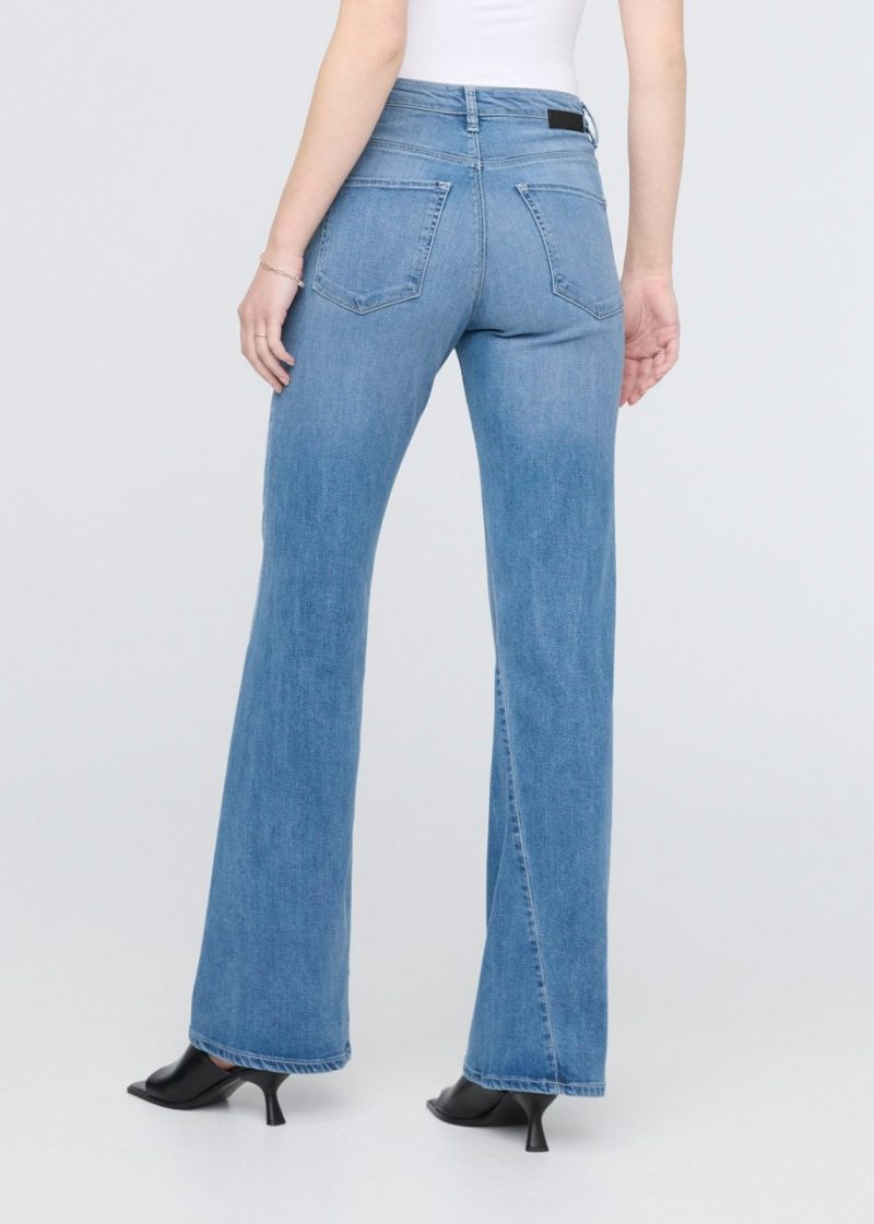 WFIO4591 No Sweat Denim High Rise Wide Leg PACIFIC 3213