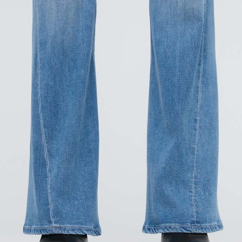 WFIO4591 No Sweat Denim High Rise Wide Leg PACIFIC 3217