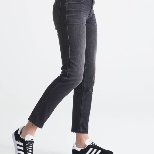 WFLR2616 PERFORMANCE DENIM GIRLFRIEND JEAN VINTAGE BLACK SD 1