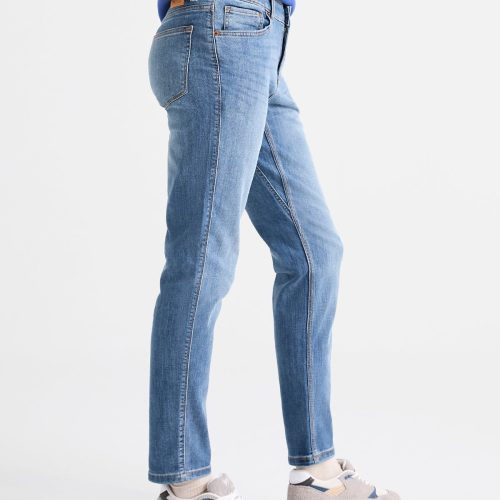 WFLR5001 Performance Denim Girlfriend Jean Vintage Light Stone 1869