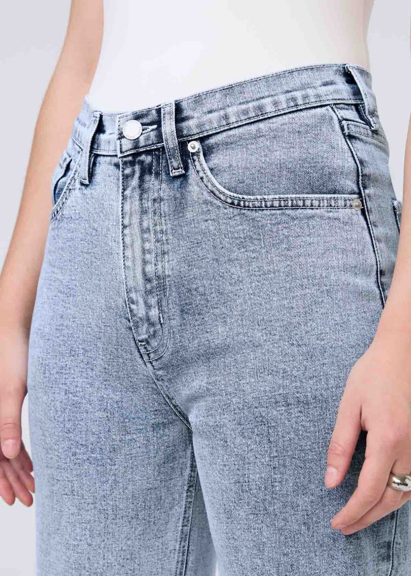 WFMR5031 Midweight Performance Denim High Rise Arc Salt and Pepper 5968 Detail ECOM