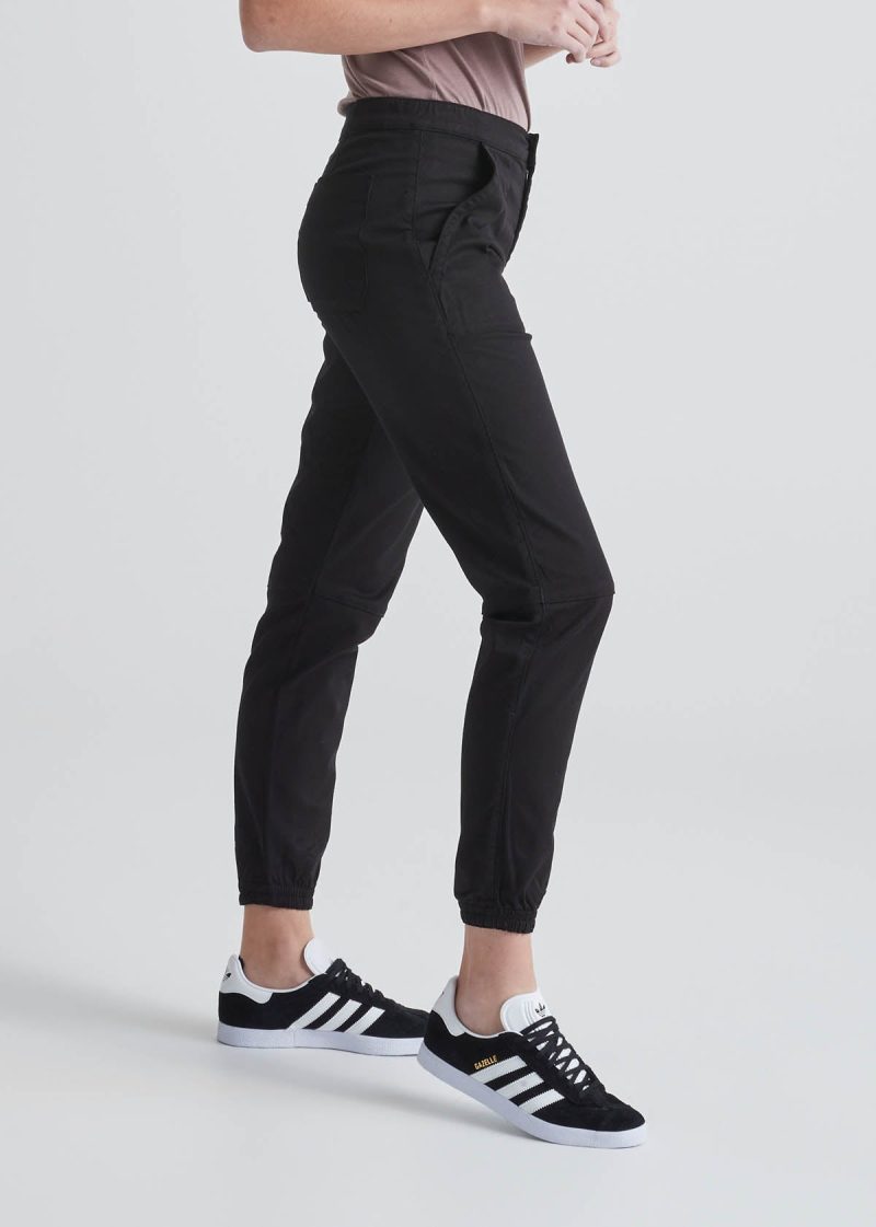 WJTS1200 LIVE LITE HIGH RISE JOGGER SLIM JOGGER BLACK SD 1