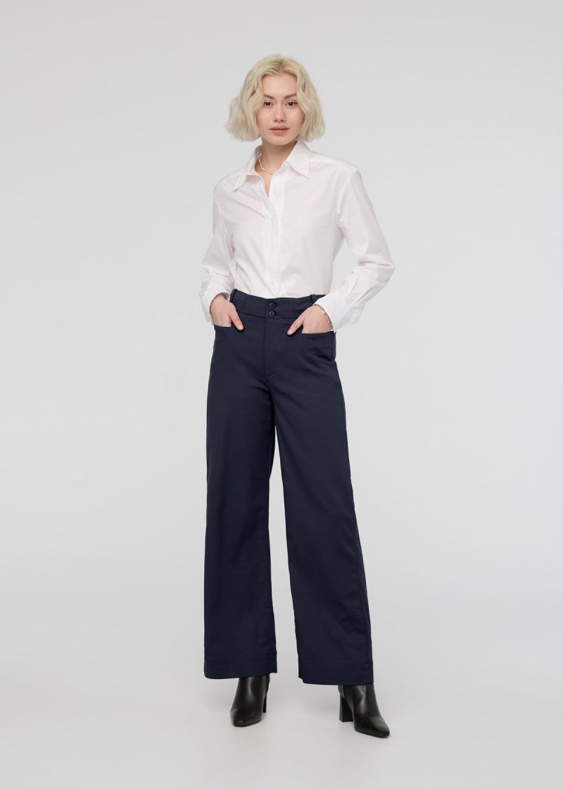 WPHR1616 NuStretch HighRise Trouser Navy 1739 FB ECOM 7a1a3303 8f0d 440b 9cfc 5dcdf10b10cb