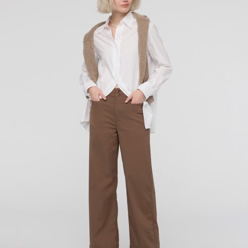 WPHR1616 NuStretch HighRise Trouser Warm Sand 1721 ECOM