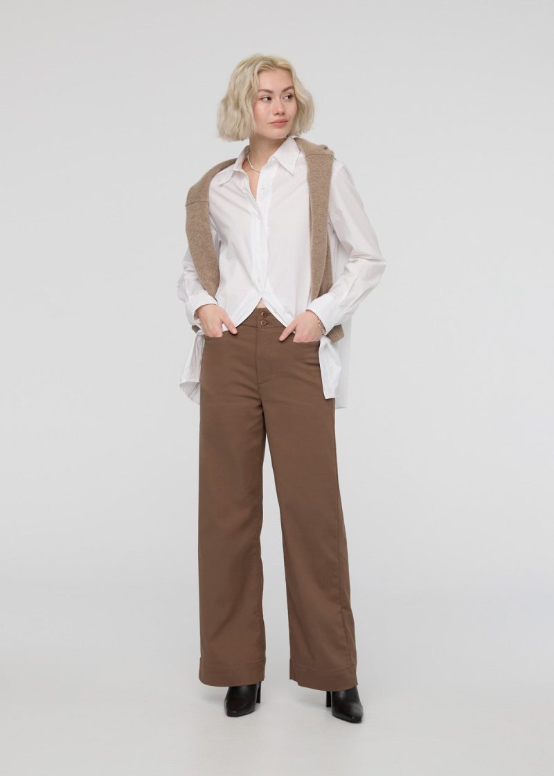 WPHR1616 NuStretch HighRise Trouser Warm Sand 1721 ECOM