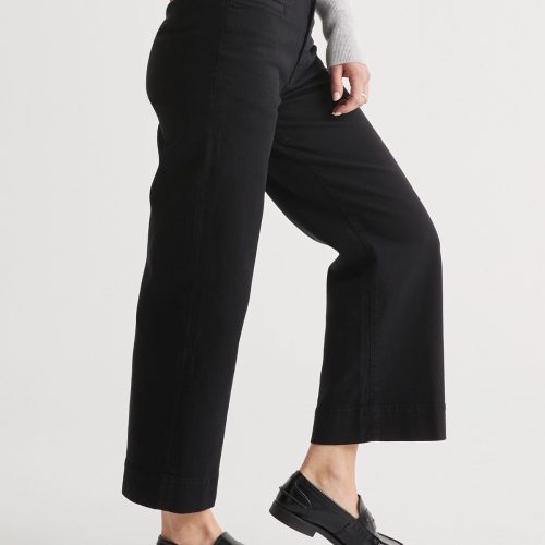 WPMR1015 LuxTwill High Rise Trouser Black 3663 ECOM