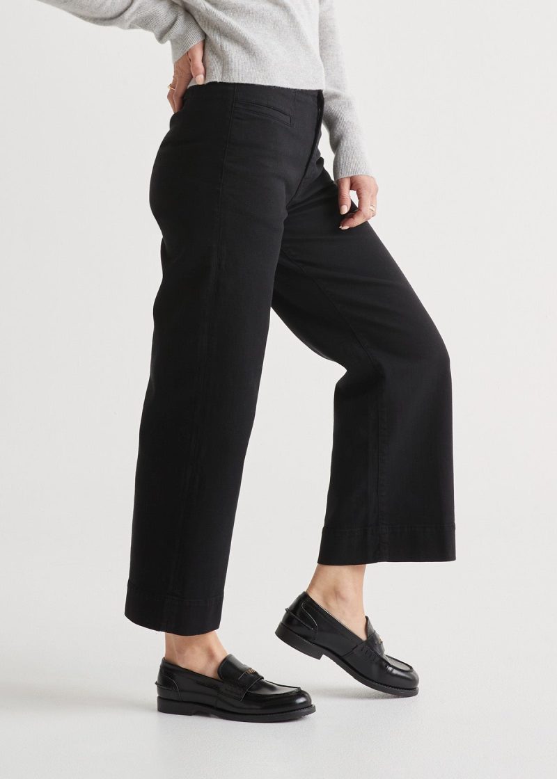 WPMR1015 LuxTwill High Rise Trouser Black 3663 ECOM