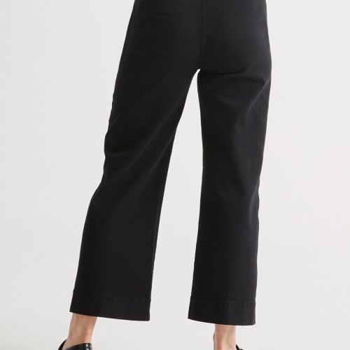 WPMR1015 LuxTwill High Rise Trouser Black 3672 ECOM