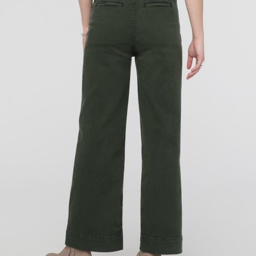 WPMR1015 Luxtwill Hi Rise Trouser Peat 1057 Back ECOM 333704