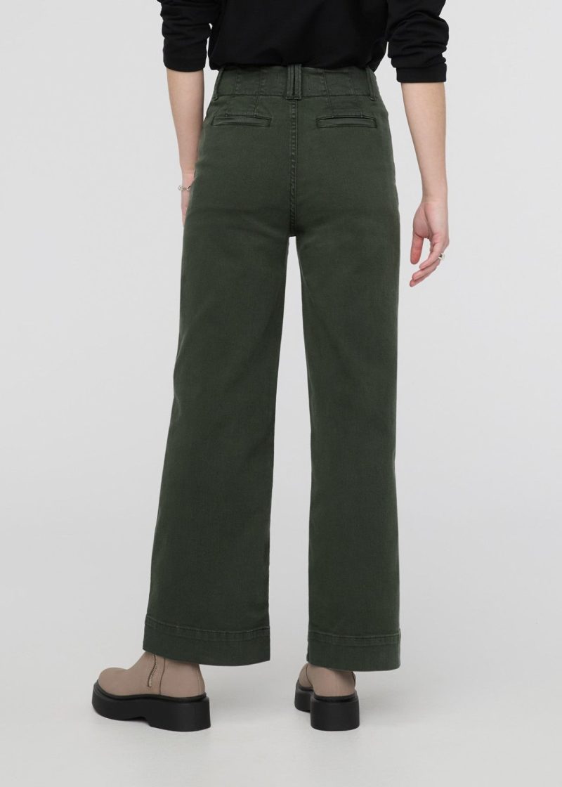 WPMR1015 Luxtwill Hi Rise Trouser Peat 1057 Back ECOM 333704