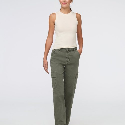 WPMR1225 Luxtwill High Rise Cargo Pant Thyme 7483 820190