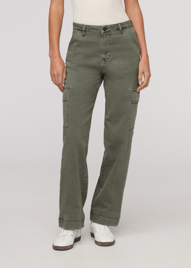 WPMR1225 Luxtwill High Rise Cargo Pant Thyme 7514 ECOM 302887