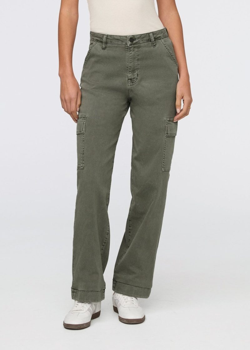 WPMR1225 Luxtwill High Rise Cargo Pant Thyme 75142 560914