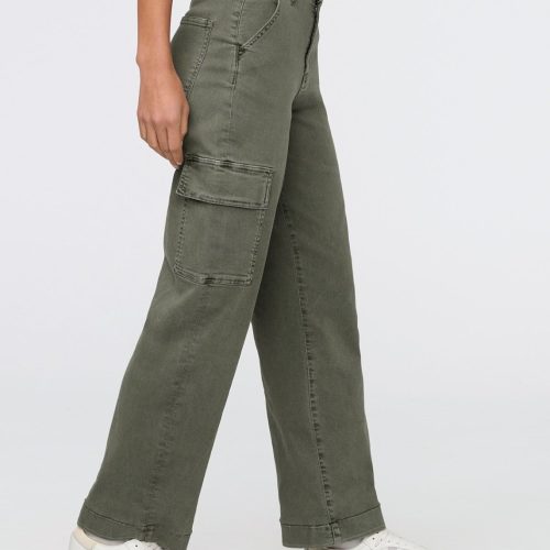 WPMR1225 Luxtwill High Rise Cargo Pant Thyme 75352 980746