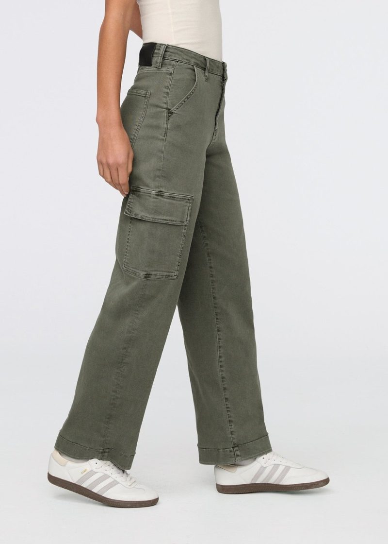 WPMR1225 Luxtwill High Rise Cargo Pant Thyme 75352 980746