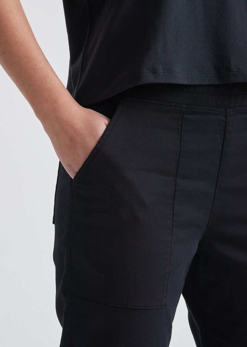 WPNR1100 NO SWEAT EVERYDAY PANT CROP BLACK Detail