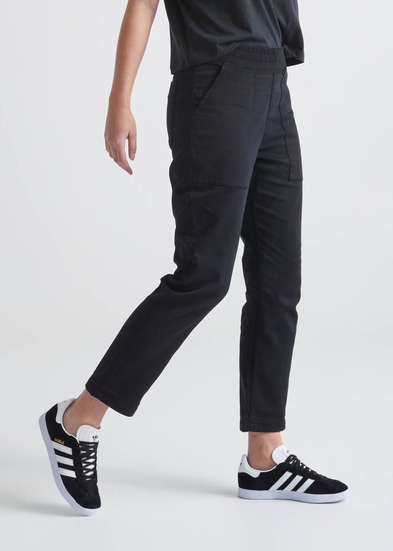 WPNR1100 NO SWEAT EVERYDAY PANT CROP BLACK SD 1