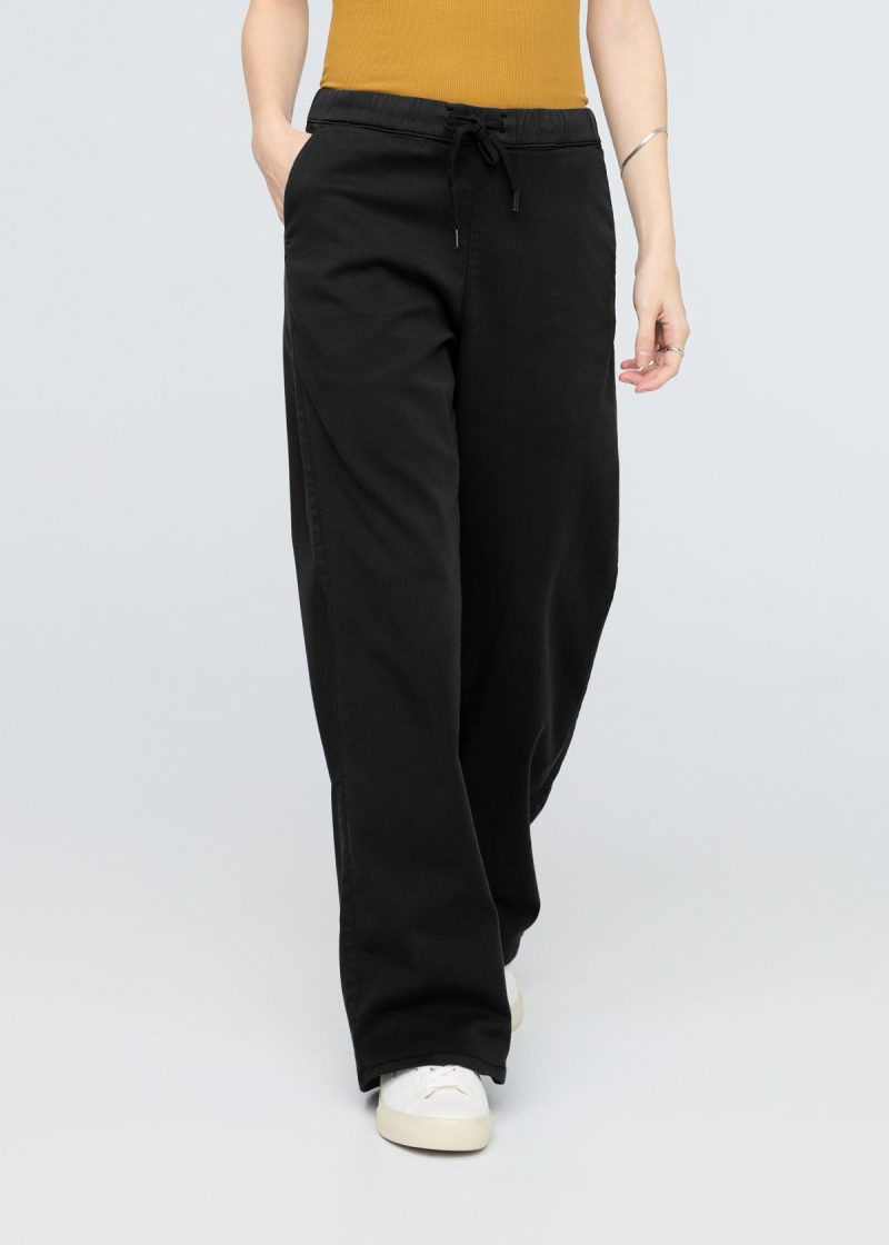 WPNR1643 No Sweat Wide Leg Pant Black 2353