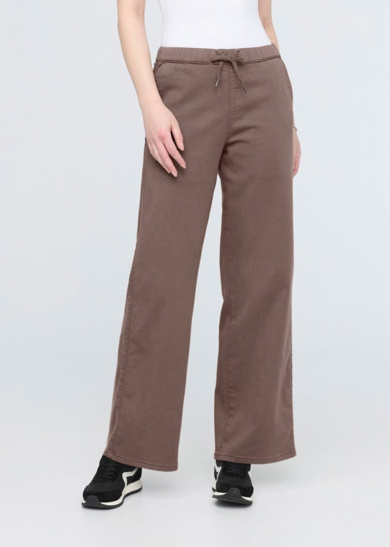 WPNR1643 No Sweat Wide Leg Pant Canteen v2b ECOM 257213