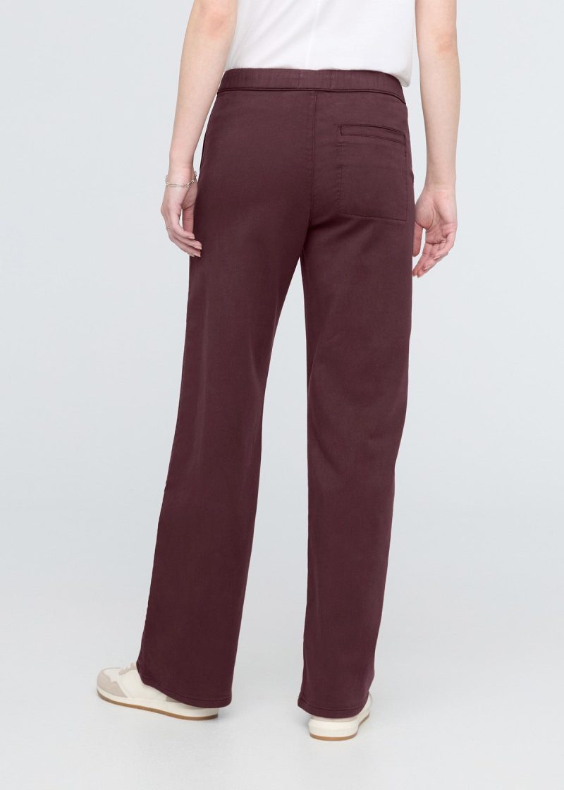 WPNR1643 No Sweat Wide Leg Pant Raisin 5881 ECOM