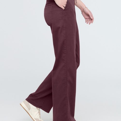 WPNR1643 No Sweat Wide Leg Pant Raisin Side ECOM