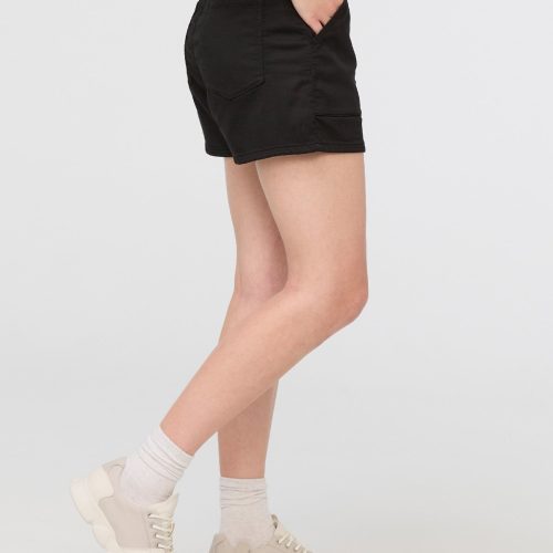 WSNR1109 No Sweat Harbour Short Black 6180 Side