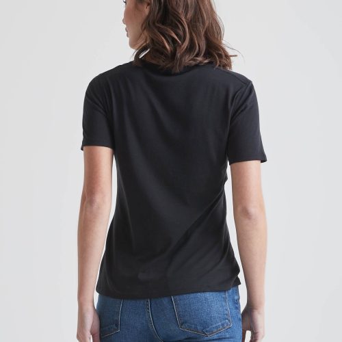 WTJR820 ONLY TEE V NECK BLACK 0450 2