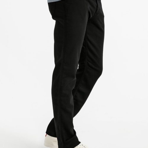 mens black relaxed dress sweatpant side